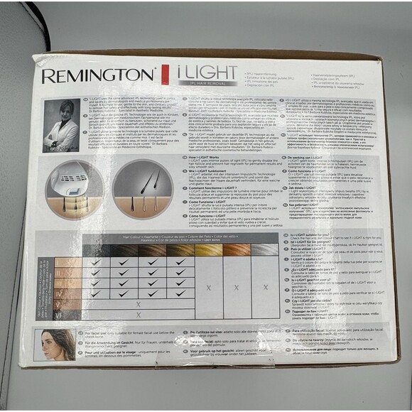 Remington IPL6780 iLIGHT Pro IPL Hair Removal System Unisex Tested IOB - Picture 15 of 16